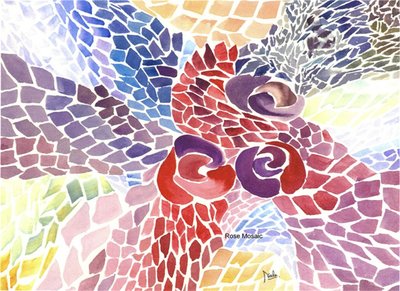 Rose Mosaic by Neela Pushparaj